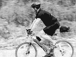 On bike seats