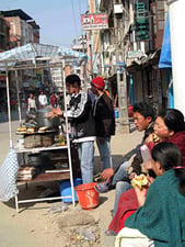 Maoist banda in the capital
