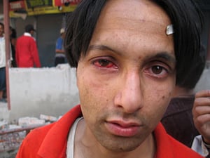 Peaceful rally turned violent