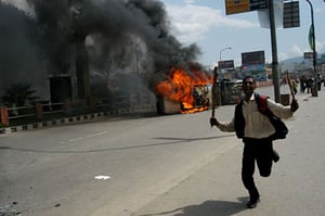 Protests against delay
