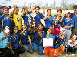 Bowled over by girls