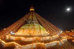 Pilgrims at Boudha