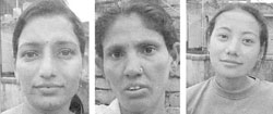 Tortured women