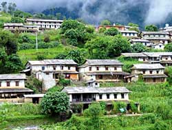 Ghost town in the Annapurnas