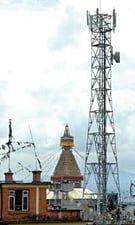 Mobile tower row heats up