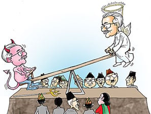 Seesaw politics