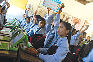 One laptop per Nepali child