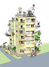 A flat life