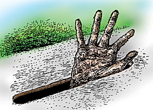 A visible hand
