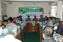 "If the constitution isn't written, the Maoists will be to blame"