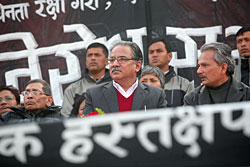 Dahal invokes India