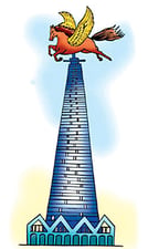 Towering folly