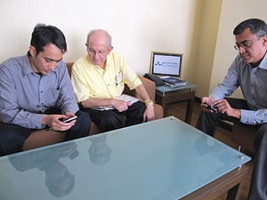 Leapfrogging with phone cash