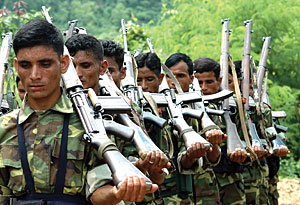 "India gave army training to the Maoists"