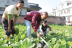 Green thumbs together