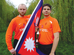 Kicking it in Nepal