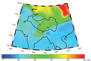 Ozone over Everest