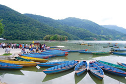 Pokhara in the monsoon
