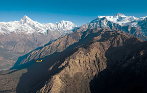 Annapurna flying