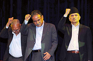 Maoists do the macarena