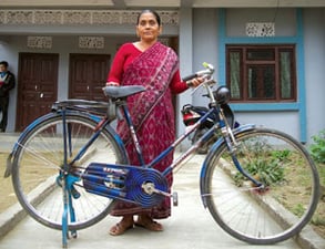 Pedalling to prosperity