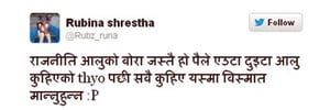 Nepali tweets