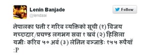 Nepali tweets