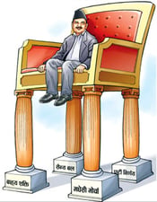 Bhattarai's four pillars, Kantipur