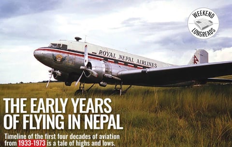 The early years of flying in Nepal