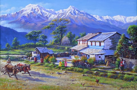 Nepal’s artists raise money for flood survivors