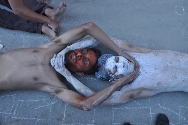 The Karnali on canvas