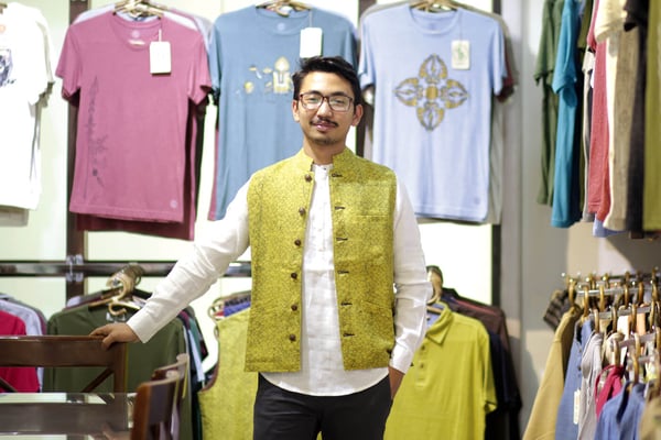 Clothed in cannabis in Kathmandu