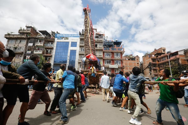 Police stop Patan chariot pulling citing Covid-19