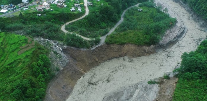 Drones to the rescue in Melamchi