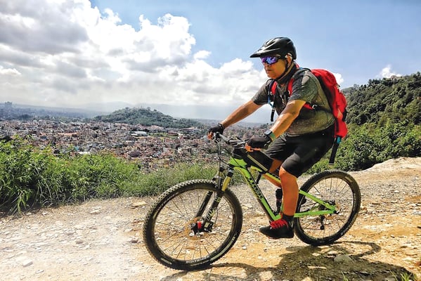 Pedalling for life
