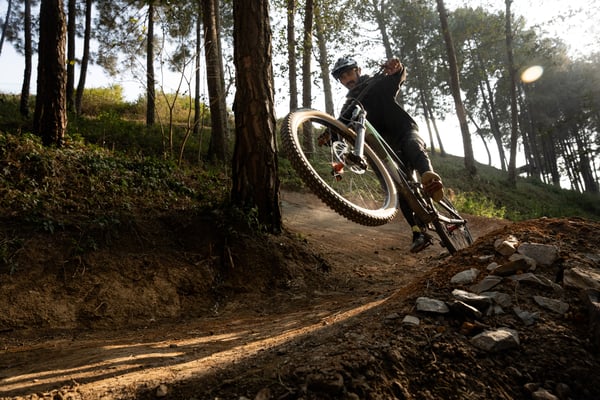 Wheeling in the woods