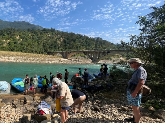 Boating down the Babai in Bardia