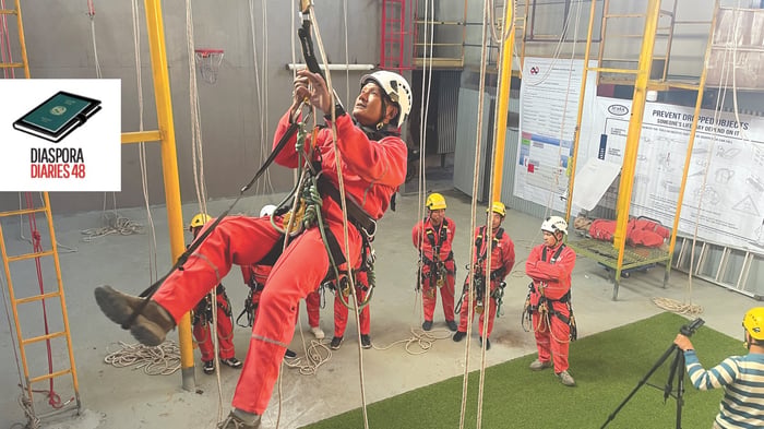 Migrant worker teaches others the ropes