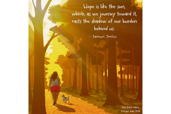 Hope is like the sun