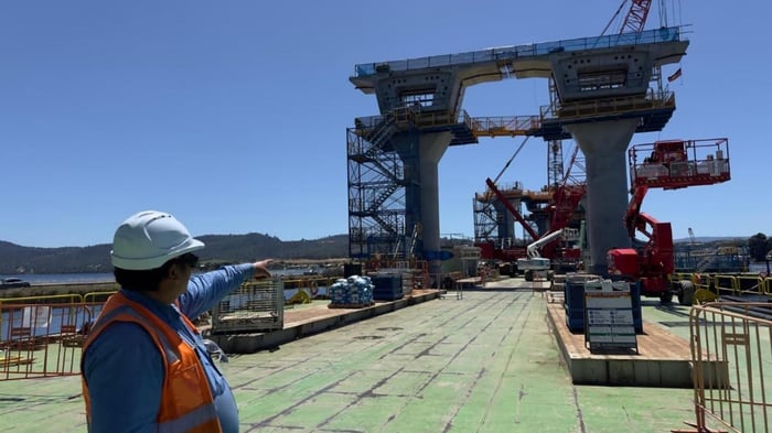 Nepali building bridges in Tasmania