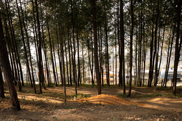 The Bhanjyang trail is now complete and open to the public.