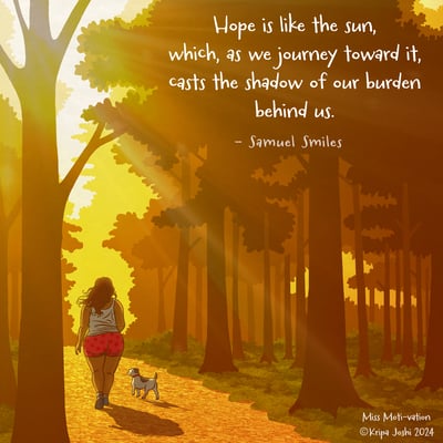 Hope is like the sun