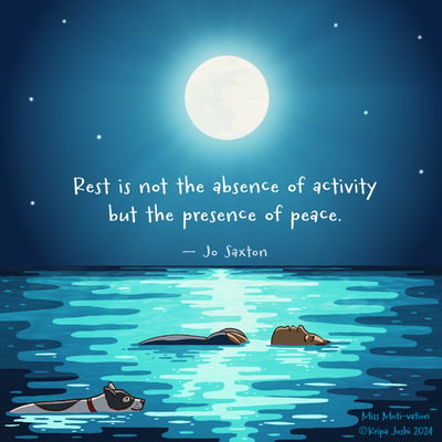 Rest is not the absence of activity