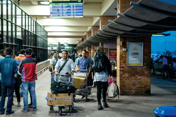 A military-migrant economy