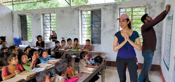 Miss Nepal's mission