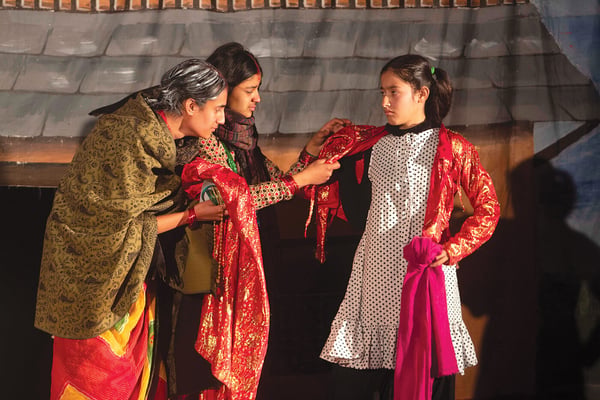 Children on stage