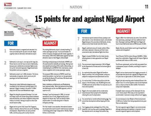 For and against Nijgad airport
