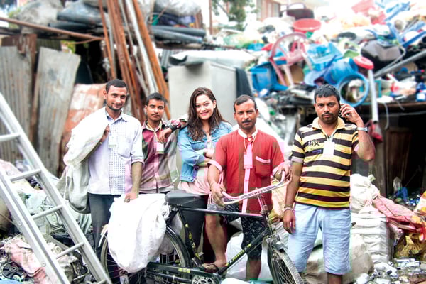 Nepali entrepreneur turns trash into cash