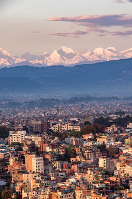 Nepal's smoky mountains