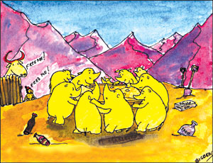 Big Ben - Issue #184: MEANWHILE, in the villages, carom universities were thriving